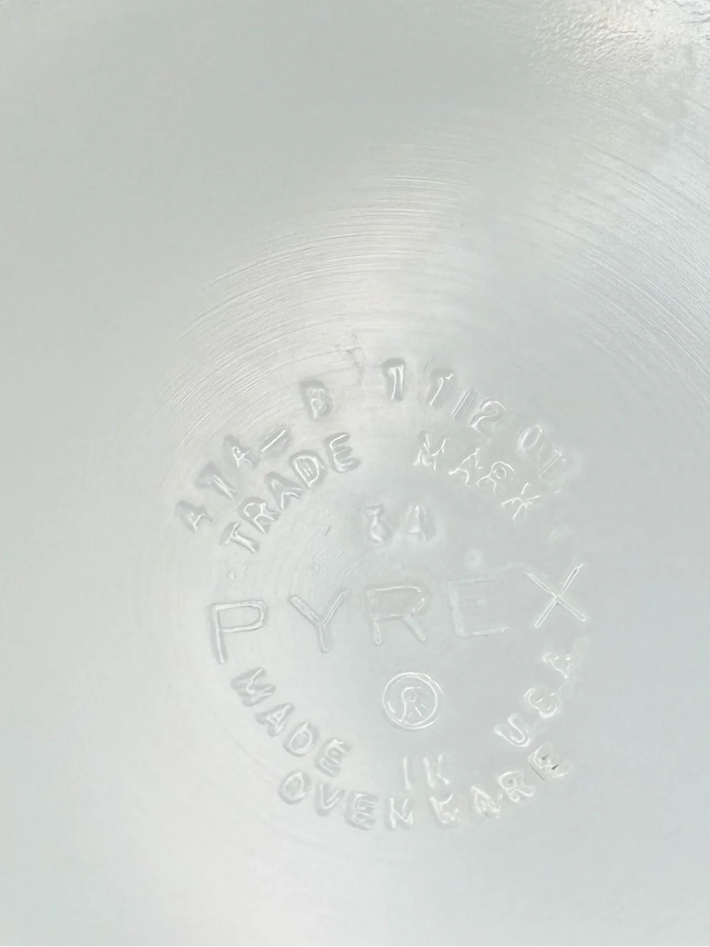 Pyrex old orchard